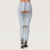 女性のレギンスホワイトウォッシュウッドバーンドアカントリー レギンス (裏面)