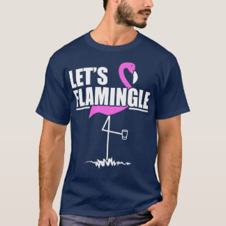 女性のレッツ フラミンゴ パーティー 花嫁またはブライズメイド Tシャツ
