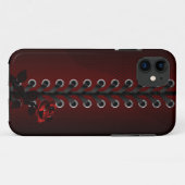 女性のレトロのレースのコルセット Case-Mate iPhoneケース (裏面(横))