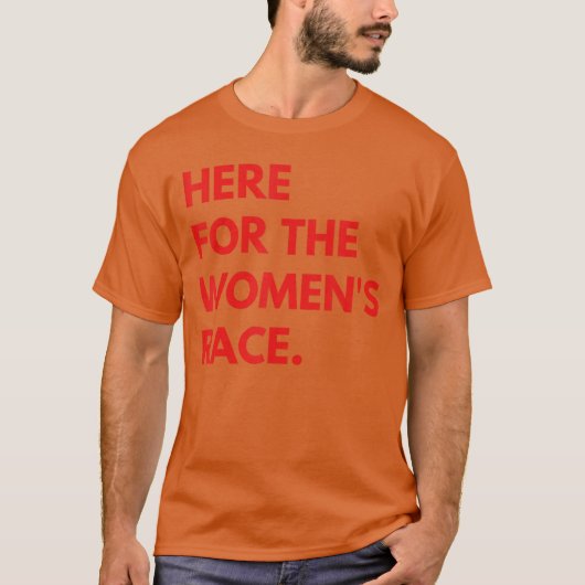 女性のレースのためのスポーツレース友達 Tシャツ (正面)