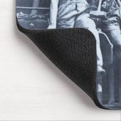 女性のロコモーティブの整備士1918 WWI マウスパッド (コーナー)