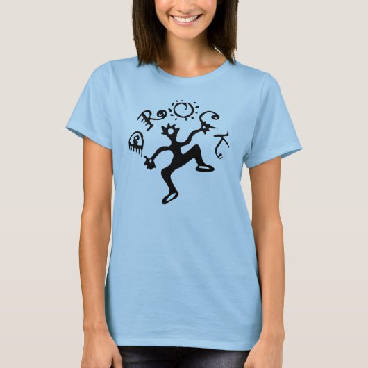 女性のロゴのTシャツ Tシャツ (正面)