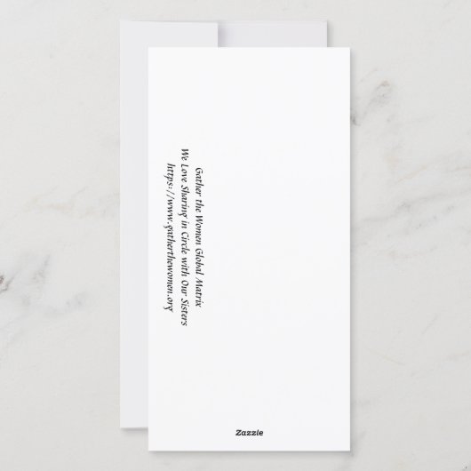 女性のロゴカードを集めて下さい シーズンカード (裏面)