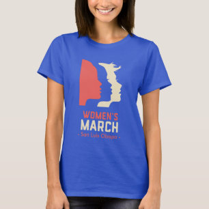 女性のロゴ3月SLO -国民の Tシャツ