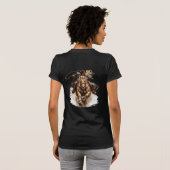 女性のロデオローパー Tシャツ (裏面フル)