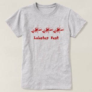 女性のロブスターのFestのTシャツ Tシャツ