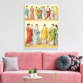 女性のローマのドレス キャンバスプリント (インサイチュ (リビング))