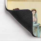 女性のローマの服 マウスパッド (コーナー)