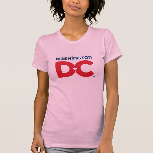 女性のワシントンD.C.のTシャツ Tシャツ (正面)