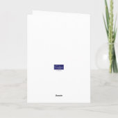 女性の上司のためのクリスマス おしゃれな女性 カード (裏面)