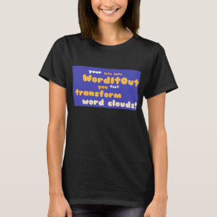 女性の上: 前部レイアウト Tシャツ