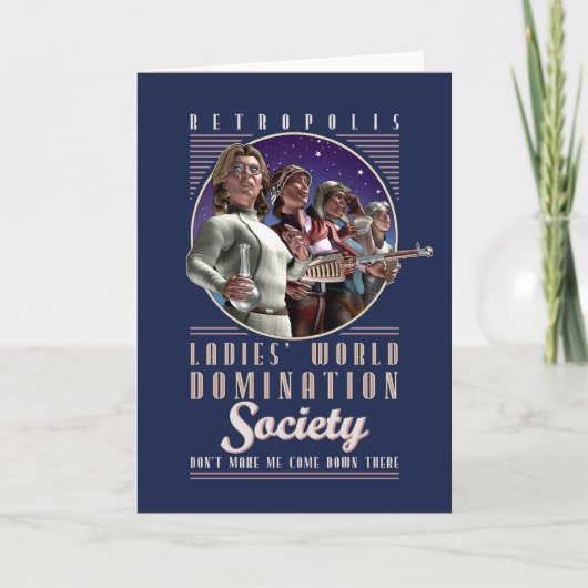 女性の世界の統治の社会 カード (正面)