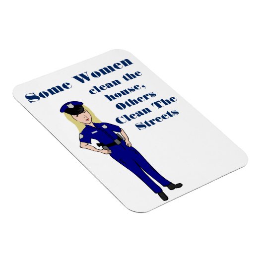 女性の中には警察官のユーモアを解く者もいる マグネット (右側)