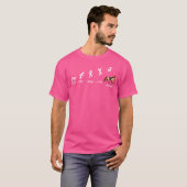 女性の乗馬に贈る馬 Tシャツ (正面フル)