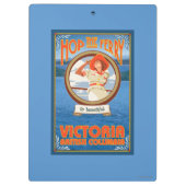 女性の乗馬フェリー-ビクトリア、紀元前にカナダ クリップボード (裏面)