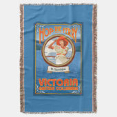 女性の乗馬フェリー-ビクトリア、紀元前にカナダ スローブランケット (正面縦)