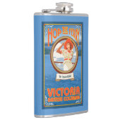 女性の乗馬フェリー-ビクトリア、紀元前にカナダ フラスク (右)