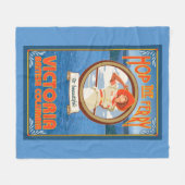 女性の乗馬フェリー-ビクトリア、紀元前にカナダ フリースブランケット (正面(横))