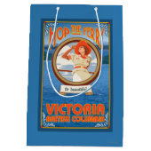 女性の乗馬フェリー-ビクトリア、紀元前にカナダ ミディアムペーパーバッグ (裏面)