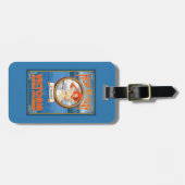 女性の乗馬フェリー-ビクトリア、紀元前にカナダ ラゲッジタグ (正面横)