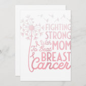 女性の乳がん認識度娘サポート 案内状 (正面/裏面)