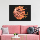 女性の乳房解剖学的概念像 キャンバスプリント (インサイチュ (リビング))