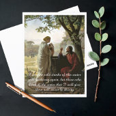 女性の井戸で，宗教的 ポストカード