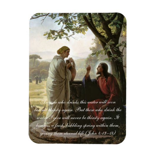 女性の井戸で,宗教的 マグネット (縦)