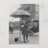 女性の交通警官 – ヴィンテージ ポストカード (正面)