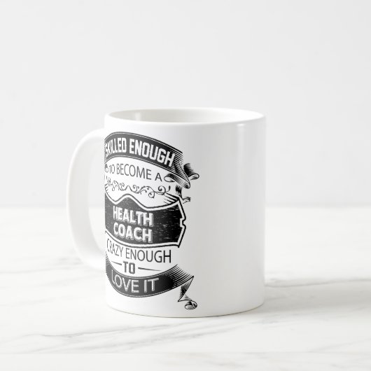 女性の人のための健康のコーチのマグのコーヒーおもしろいなギフト コーヒーマグカップ (正面左)