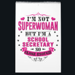 女性の人のためのCalendar Funny Gift学校の秘書 カレンダー<br><div class="desc">女性の人のためのCalendar Funny Gift学校の秘書</div>