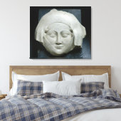 女性の人形の頭 キャンバスプリント (インサイチュ (寝室))