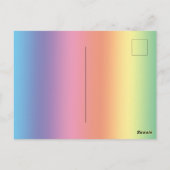 女性の人魚の星明るい美しい海の神話 ポストカード (裏面)