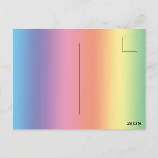 女性の人魚の星明るい美しい海の神話 ポストカード (裏面)