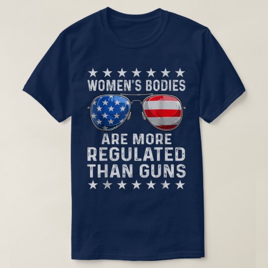 女性の体は区よりも規制されている Tシャツ (デザイン正面)