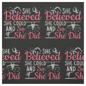 女性の体操 – 彼女は信じできる ファブリック (見本)