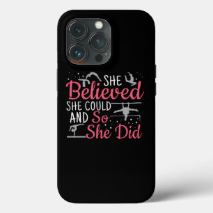 女性の体操 – 彼女は信じできる iPhone 13 PROケース
