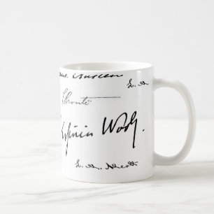 女性の作家 コーヒーマグカップ