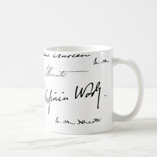 女性の作家 コーヒーマグカップ (右)