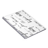 女性の作家 ノートブック (右側)