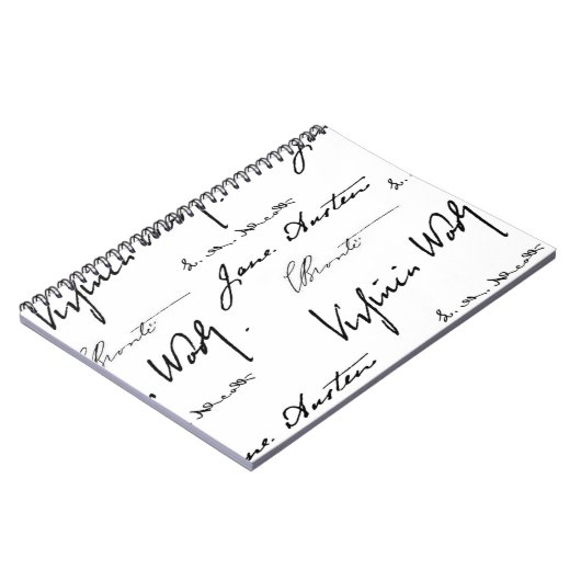 女性の作家 ノートブック (左側)