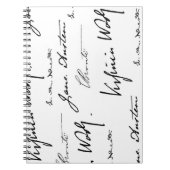 女性の作家 ノートブック (正面)