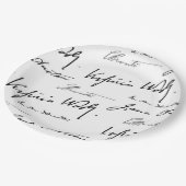 女性の作家 ペーパープレート (アングル)