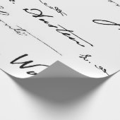 女性の作家 ラッピングペーパー (角)