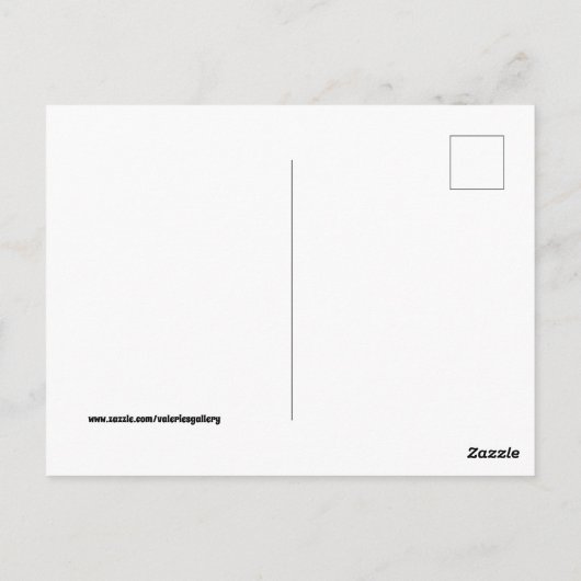 女性の保管者の生活のメッセージの個人設おもしろい定 ポストカード (裏面)