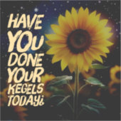 女性の健康 シール (正面)