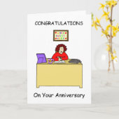 女性の働き記念日おめでとう。 カード (黄色い花)