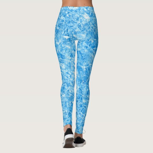 女性の凍っていられていた氷のカッコいいのレギンス レギンス (裏面)