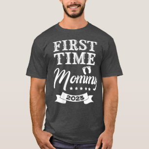 女性の初めてのママ2023新しいママ妊娠アン Tシャツ