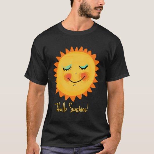 女性の前向きHello Sunshineのための完璧な贈り物 Tシャツ (正面)